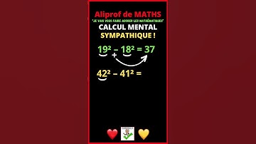 🤔Calcul mental sympathique ! #maths #calculmental #aliprof #fonction #puissance #énigmes #suite