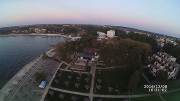 3D printed racing drone crash