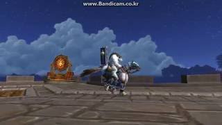 Crusader's Black(white: alliance) Warhorse Animation bug