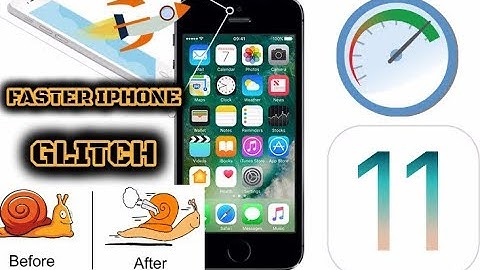 IOS 11.0.1 New Glitch Animation Remove(Off) Speed Up To Iphone 8(Türkçe)