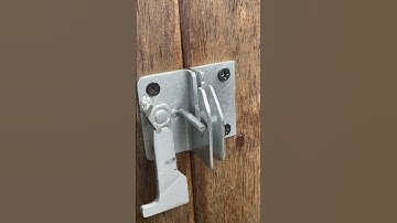 Simple idea with gate latch lock # mechanism lock # DIY # Craft design # New style