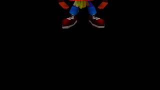 Junior gioca a Crash Bandicoot