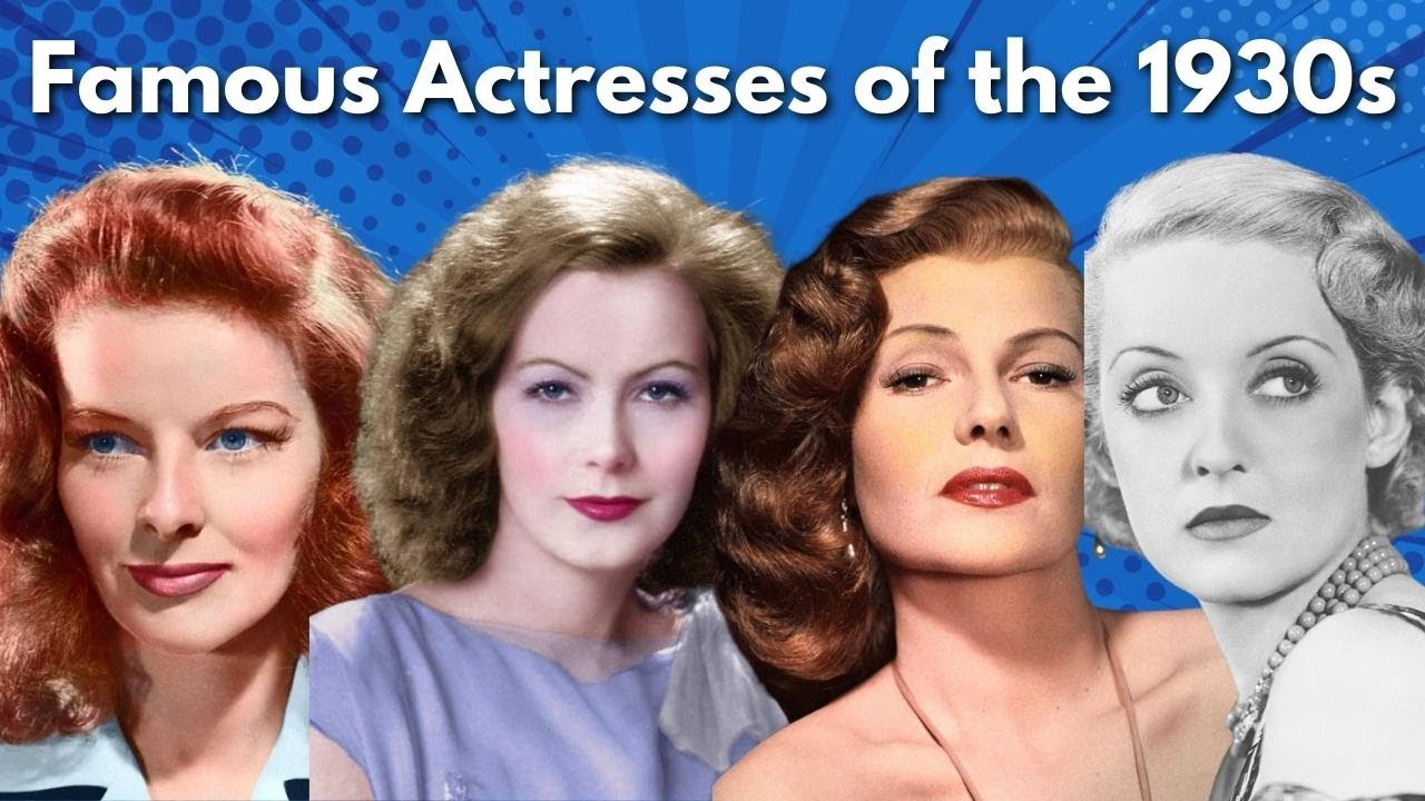 Famous Actresses Of The 1930s Beautiful 1930s Actresses Golden Age