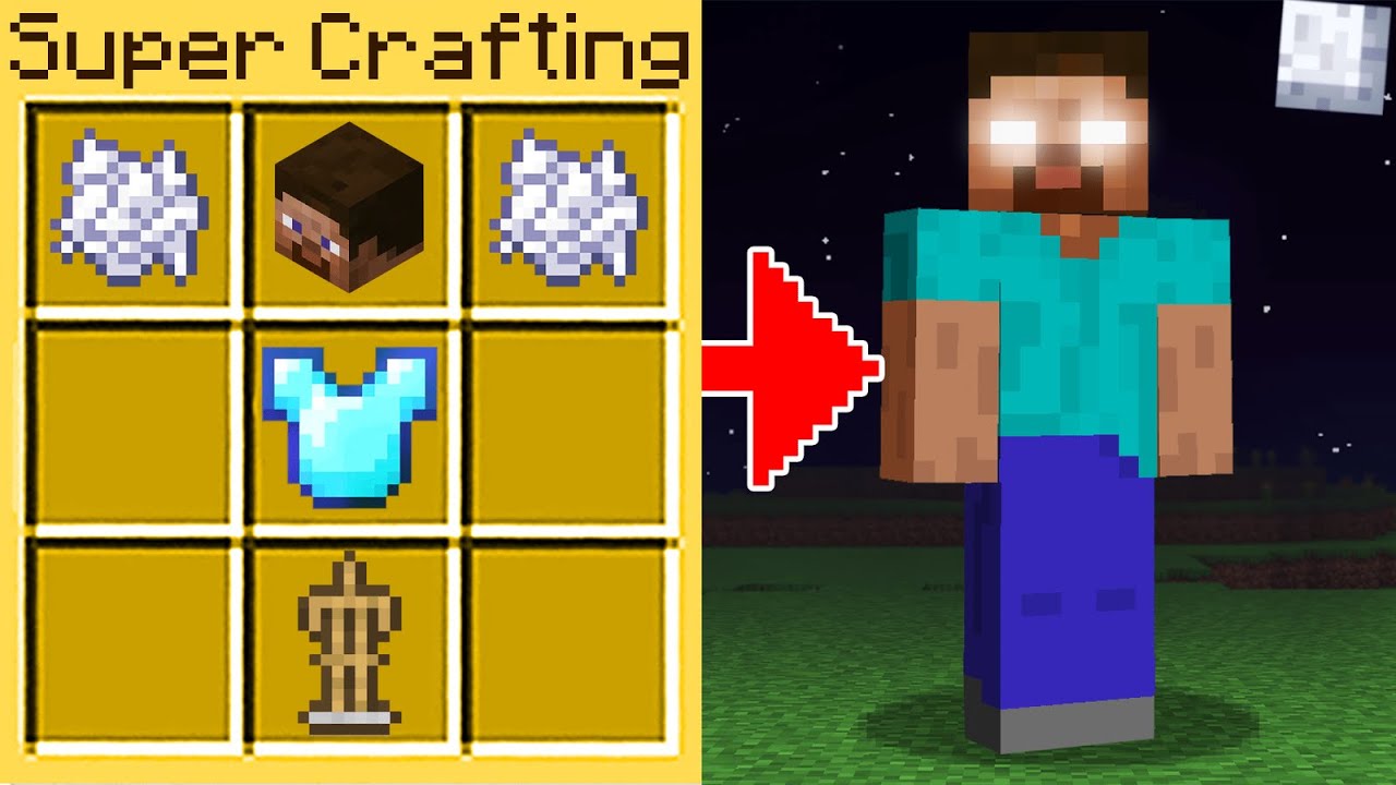 Minecraft, but crafting is SCARY