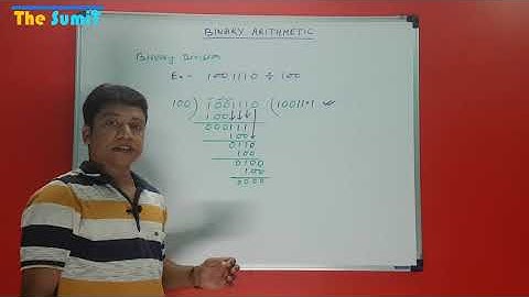 Binary Arithmetic | Binary Addition | Binary Subtraction | Binary Multiplication | Binary Division