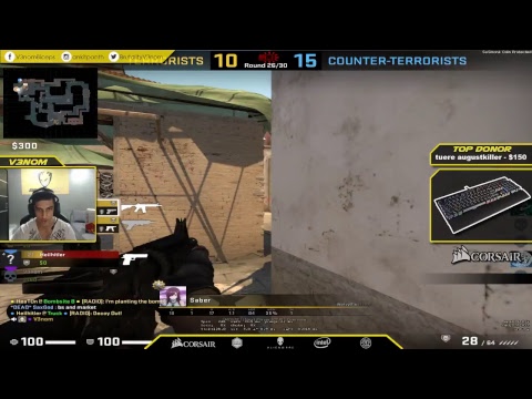 Ankit 'V3nom' Panth streaming CSGO #215! csgo console