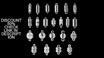 2 Sets Locking Strong Magnetic Clasps Magnet End Clasp Connectors For Jewelry Making DIY Bracelet Ne