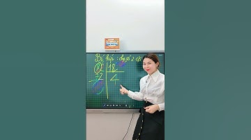 Bí kíp chia cho số có 2 chữ số cực đơn giản cho con| Toán Cô Hiền #Shorts