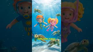 Tim and Tam meet the turtles 🌊🐢🏝️