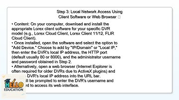 How to Access a Lorex DVR From Your Computer – Local/Remote Login Guide