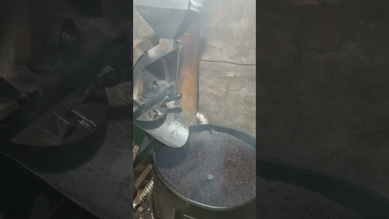 cooling coffee beans after roasting 