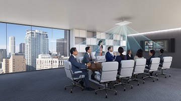 Shure | Microflex Advance MXA910 Ceiling Array | DEKOM