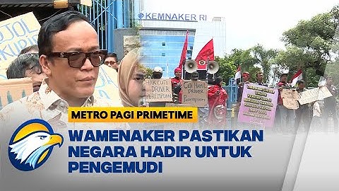 Demo di Kemenaker, Ojol Tuntut Dapat THR [Metro Pagi Primetime]