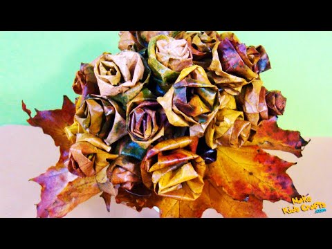 Video: Maple leaf roses and other crafts