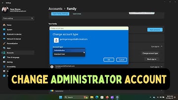 How to Change Administrator Account in Windows 11