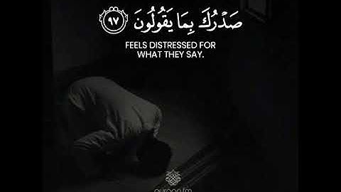 Heart touching quranic ayat for peace of mind | Check comments for full Quran Recitation