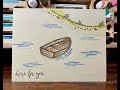 Simple Minimal Supplies card f. By the Dock...And that's where it all went wrong, Stampin' Up!