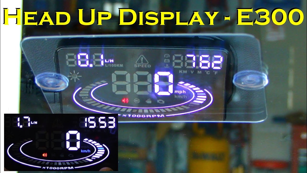 Car Head Up Display 5.5 OBDII HUD - Full Review & Install 