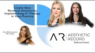 How To Create New Revenue Streams by Implementing IV Therapy in Practice Time - AR Webcast Series