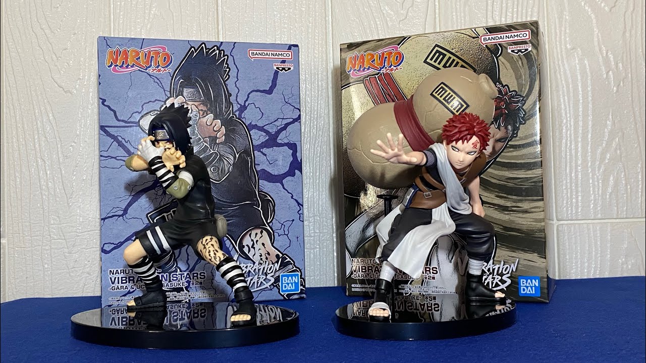 Unboxing Banpresto Vibration Star Gaara and Uchiha Sasuke - YouTube