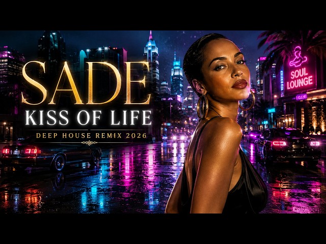 Sade – Kiss of Life (Deep House Remix) Neon City Lights | Midnight