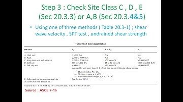 Part (5) Site Class Procedure for Seismic Design -P2