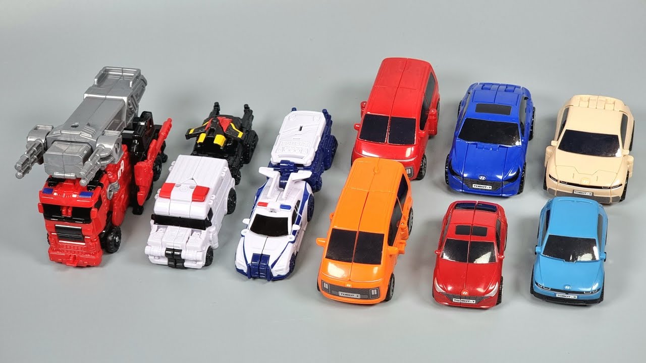 또봇 미니 트라이탄 또봇 X Y Z 닥 쎈 붐 또봇SOS 자동차 로봇 장난감 변신 합체 영상 TOBOT MINI ROBOT TOYS TRANSFORMATION
