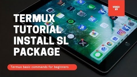 install sl package in termux || for checking termux properly work or not || termux tutorial