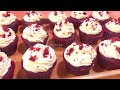 Moist RED VELVET Cupcake with Frosting (no Cream cheese)