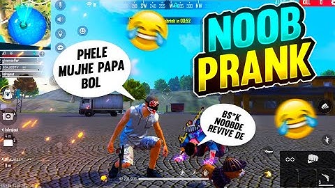 Noob prank with 3 random rank pusher players | funny prank with angry random players 😂