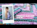 CROCHET EASY VINTAGE SHAWL TUTORIAL FOR BEGINNERS | DIY How To Crochet A Victorian Shawl (& Pattern)