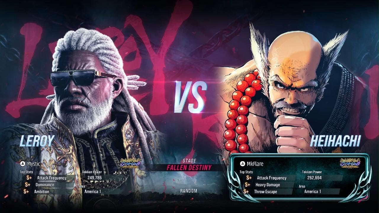 God of Destruction Promotion Match! Leroy vs Heihachi Tekken 8 Ranked