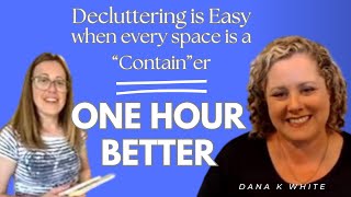 Decluttering Made Easy by Seeing the Shelf as a Container  One Hour Better