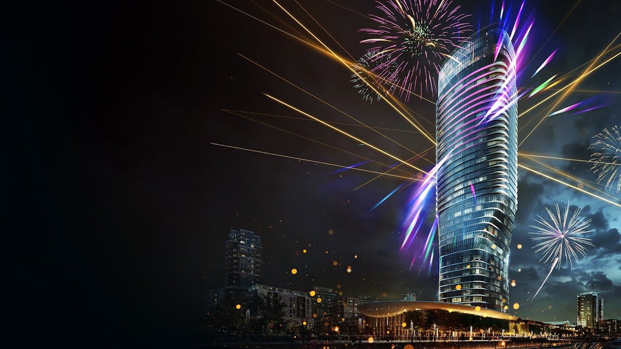 Belgrade Waterfront New Year eve amazing show 2022 Vatromet Beograd na vodi