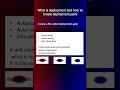 What is deployment file | Her Voice × MDBot #Kubernetes #K8s #devops