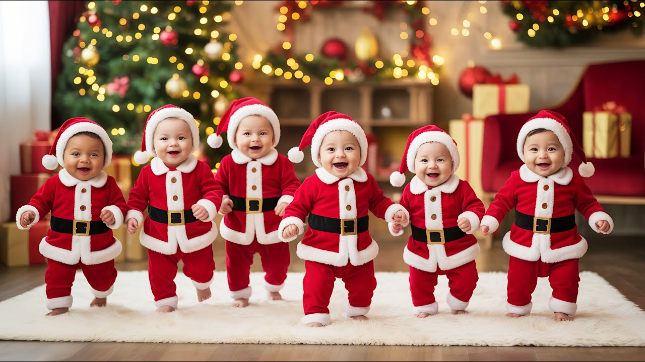 Jingle Bells Christmas Fun 🎄 | Happy Kids Dance & Toddler Nursery Rhymes