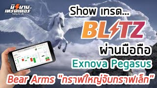 Show เทรด Blitz Script Exnova Pegasus โดยใช้ Bear Arms ผ่านมือถือ I นิรนามเทรดเดอร์