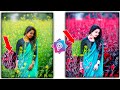 Picsart black and red effect photo editing tutorial  lightroom background colour change preset