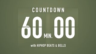 60 Minutes Countdown Timer Flip clock 🎵 / +HIP HOP BEATS screenshot 2