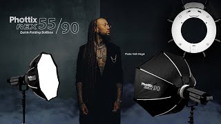 Phottix REX Quick-Folding Softbox 55cm (22”) – Phottix