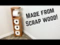 DIY Scrap Wood Toilet Paper Holder! #BUILDATHOME