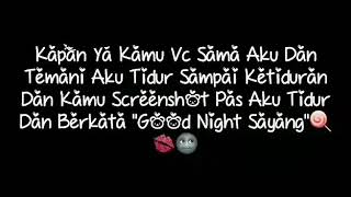 Story w. A, buat yang pengen VC sama pacar.