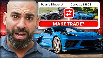 Customer Tries to Trade a $8,000 Polaris Slingshot for a $90,000 Z51 C8 Corvette