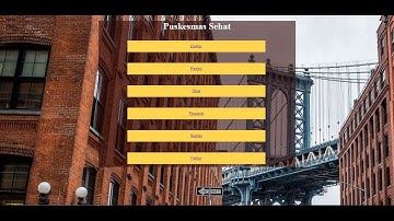 Tugas Besar Pemrograman Web Dinamis - Puskesmas Sehat