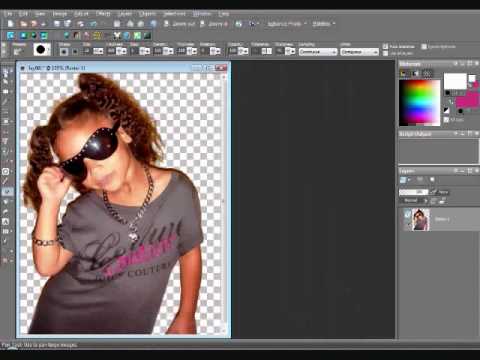 How to make your background white on a picture - YouTube