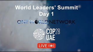 COP28 Opening Ceremony & Leaders Summit LIVE