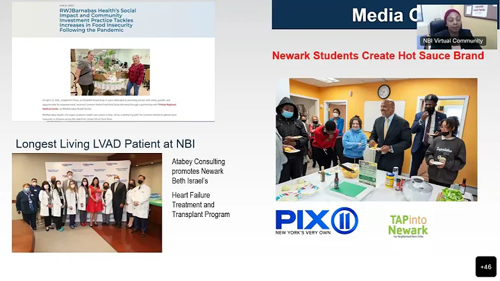 RWJBH Corporate Anchor Roundtable, Linda Kamateh, ...