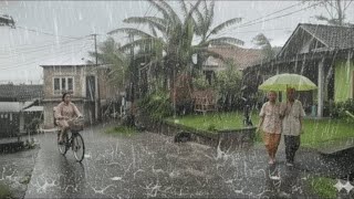 Heavy Rain And Thunderstorm Sound For Sleeping