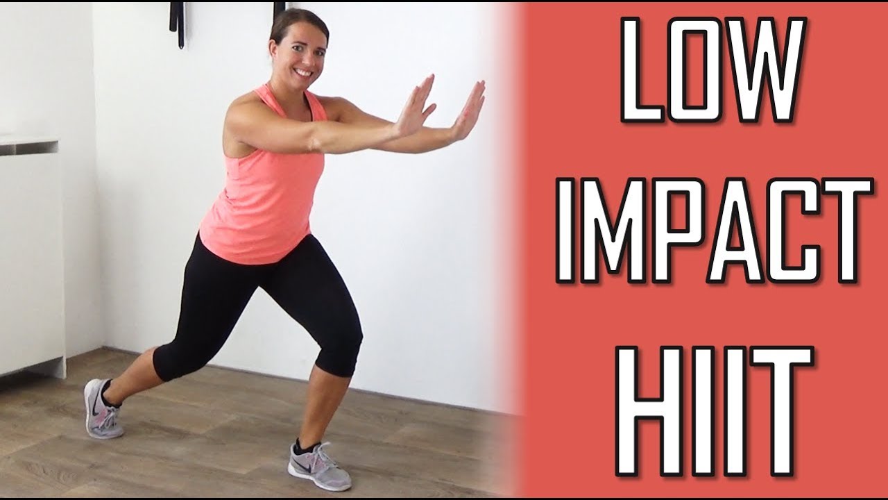 10 Minute Low Impact Fat Burning Workout HIIT Exercises with Low