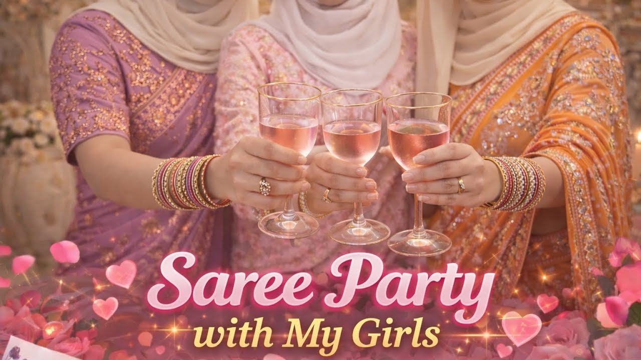 Saree Party with My Girls | vlog from Dubai 